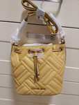 Nowa Żółta torebka worek crossbody Michael Kors Peyton