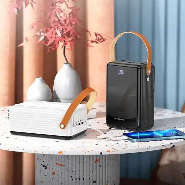 Повербанк великої ємності 80000mAh 22.5W Borofone BJ32 з ліхтариком