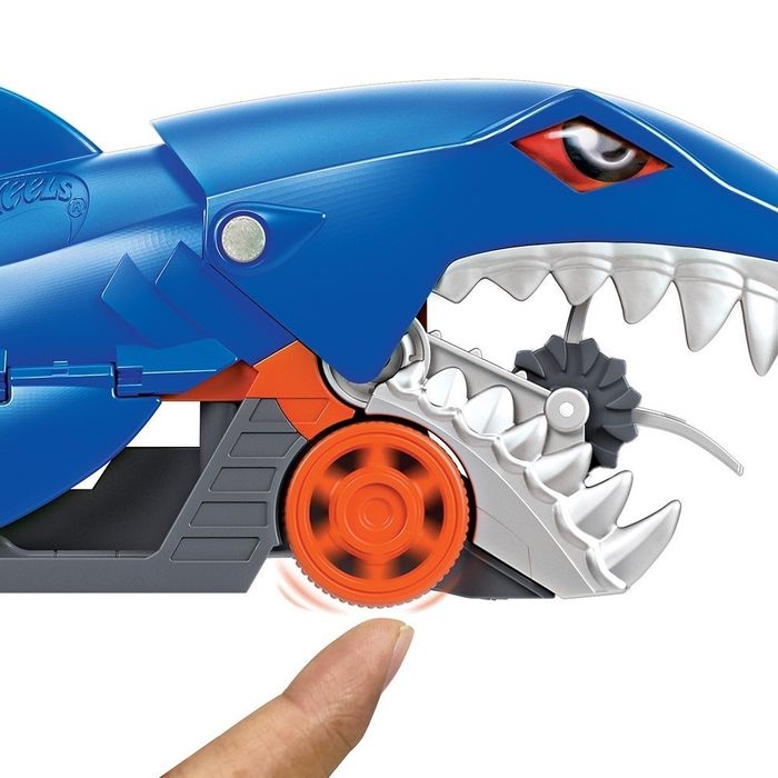 Трек Hot Wheels, Хот вилс акула, вантажівка транспортер, гараж хотвилс