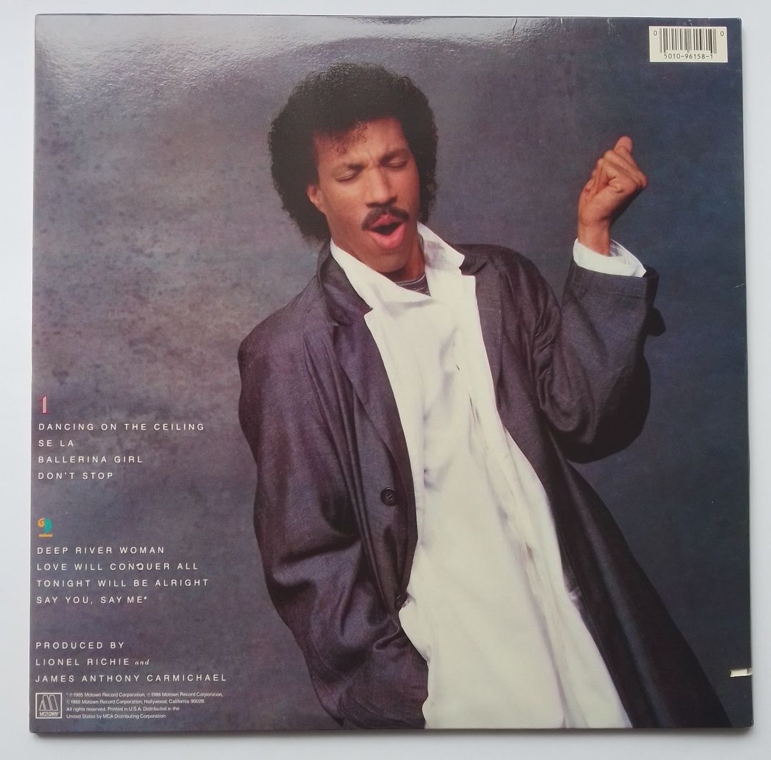 Диск винил. "Lionel Richie" 1986