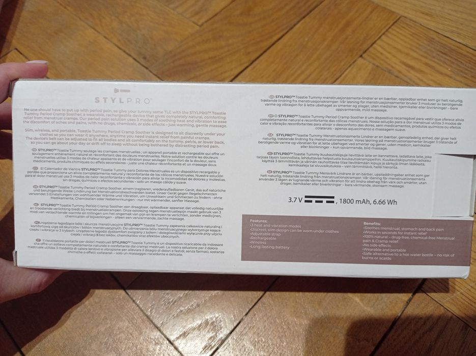 Stylpro pas urządzenie na skurcze i bóle menstruacyjne