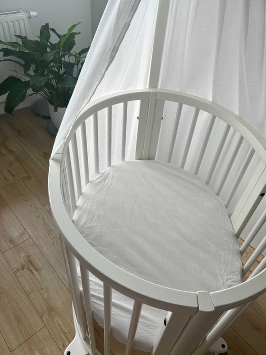 Łóżeczko Stokke Sleepi mini z baldachimem