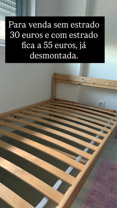 Cama de solteiro 90x200