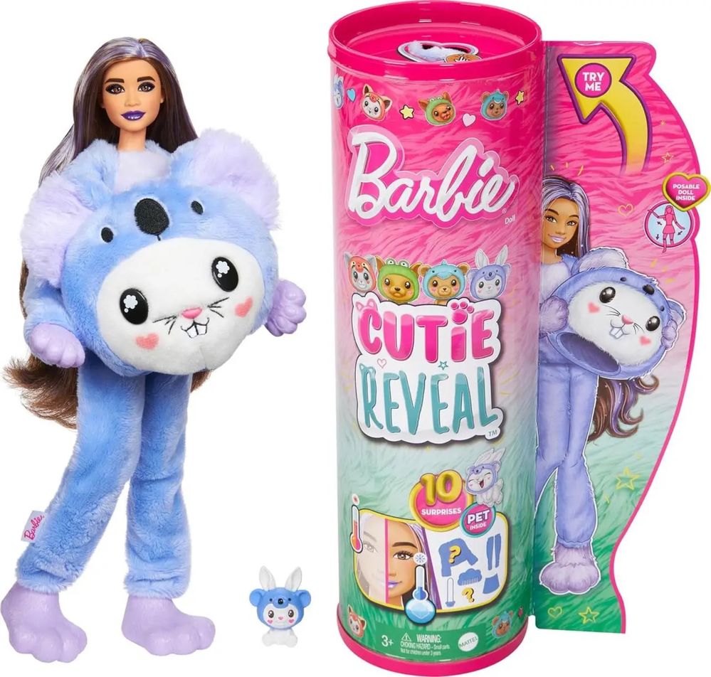 Лялька Barbie Cutie Reveal Кролик в костюмі коали