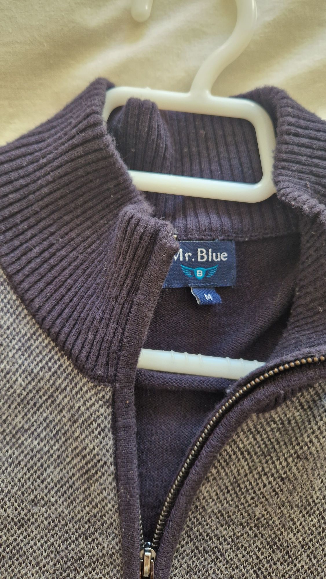 Pullover Caxemira azul Mr. Blue | Tamanho M