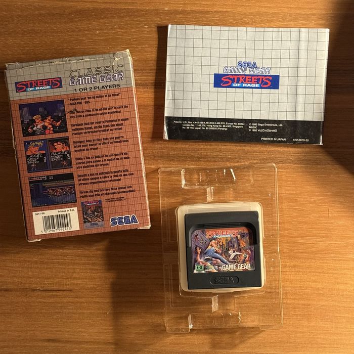 Streets of Rage Sega Game Gear jogo completo