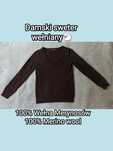 Sweter damski wełna Merynosów Sand S