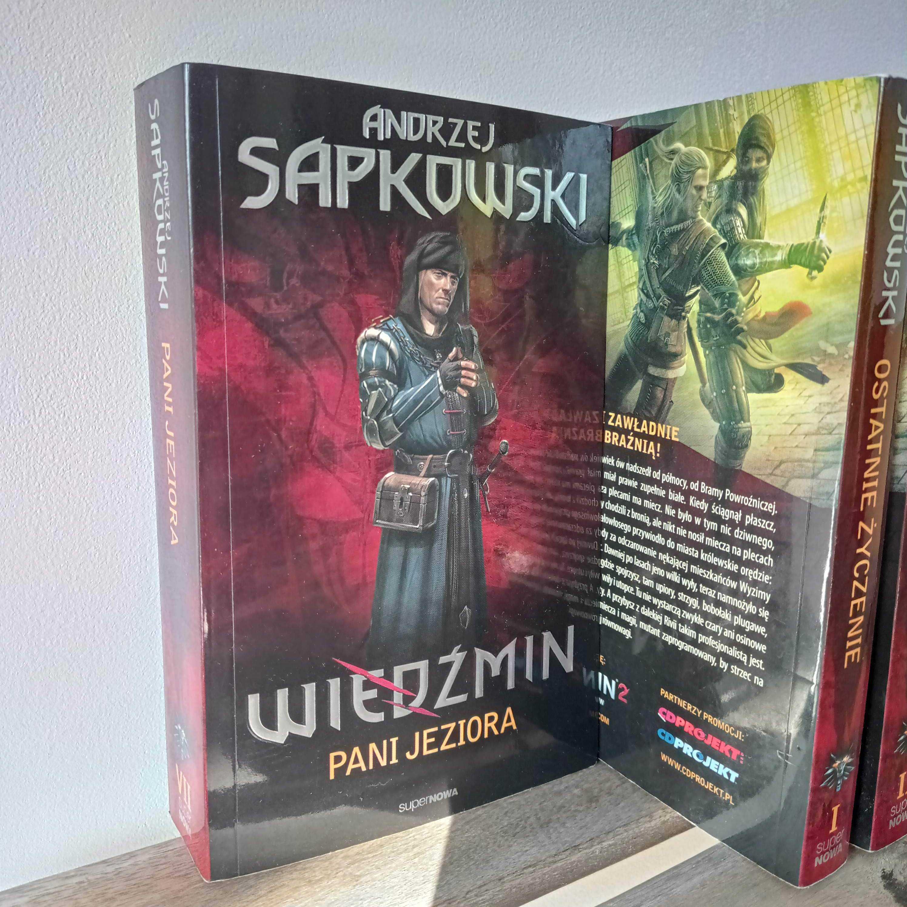 Wiedźmin Andrzej Sapkowski kolekcja cała seria nowa