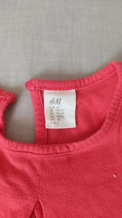 Túnica menina 1,5 a 2 anos, 92cm