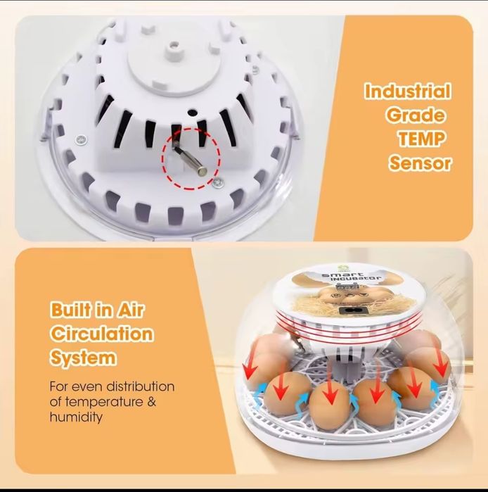 Incubadora Automática / Chocadeira 12 ovos