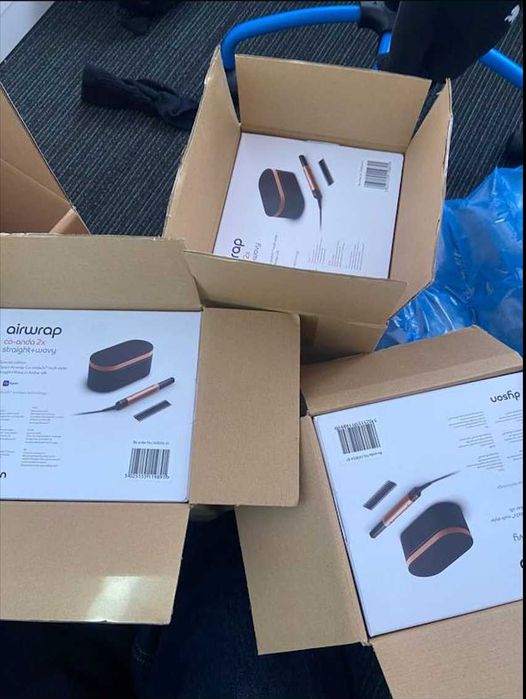 стайлер Dyson Airwrap Coanda 2x Straight to Wavy Amber Silk