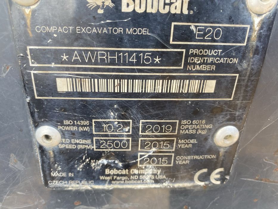 Mini koparka bobcat E 20