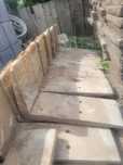 Elki betonowe mur oporowy