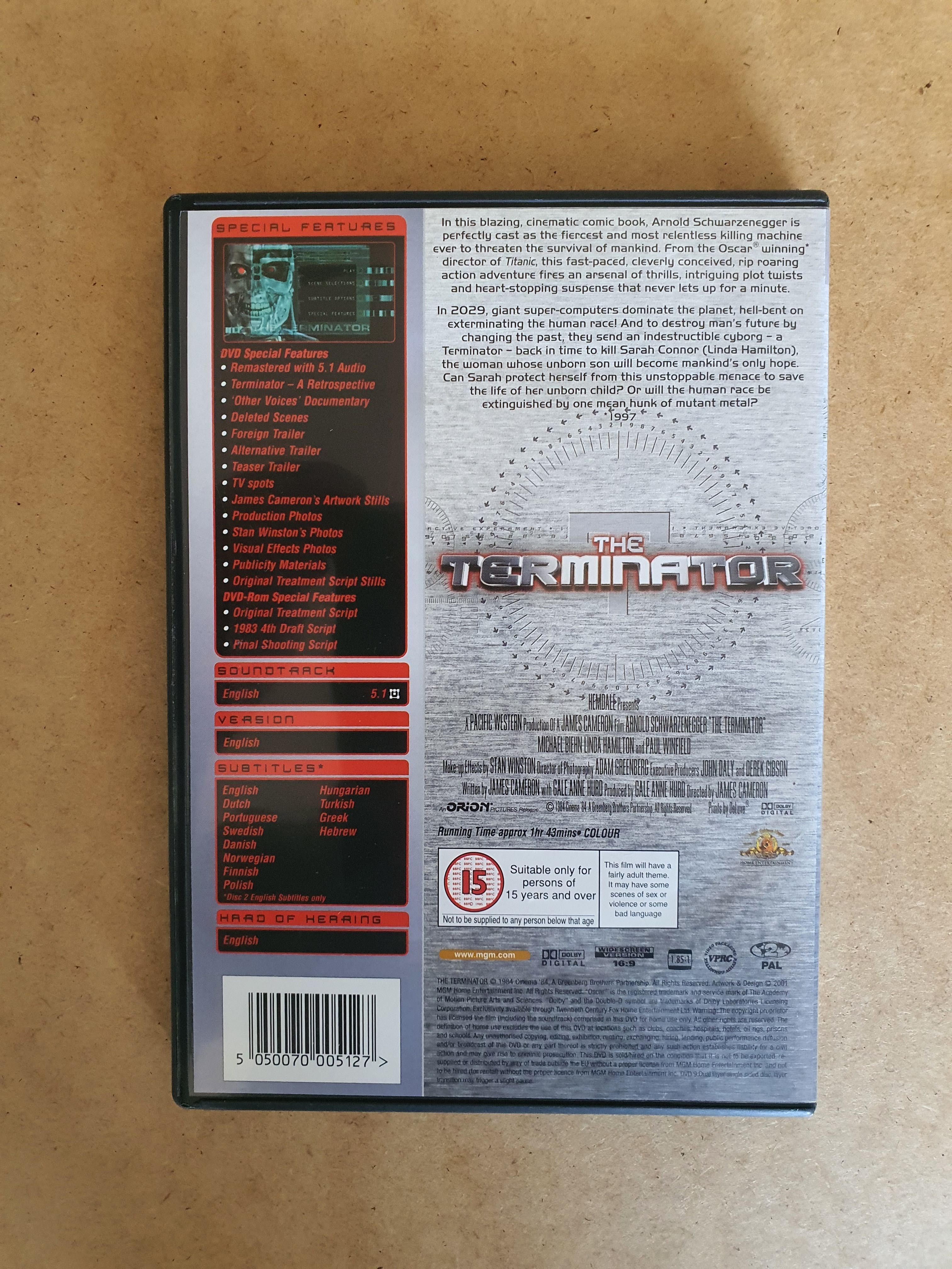 The Terminator Special Edition 2xDVD / polskie napisy