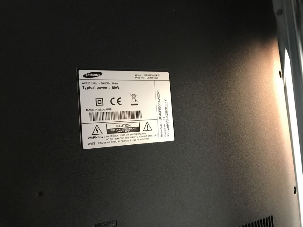 Tv led samsung ue46f5000 como nova