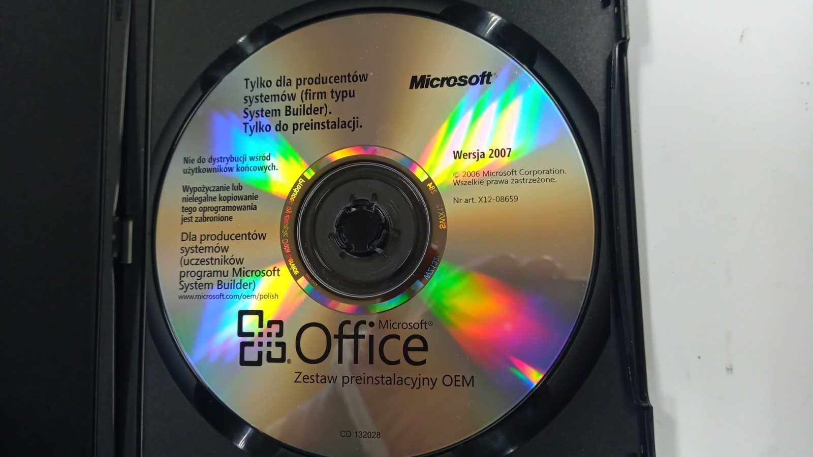 Microsoft Office 2007 Zestaw Preinstalacyjny WYSYŁKA 1zł