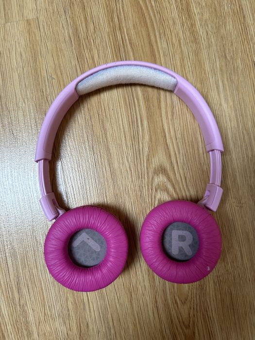 Наушники беспроводные детские розовые GBL