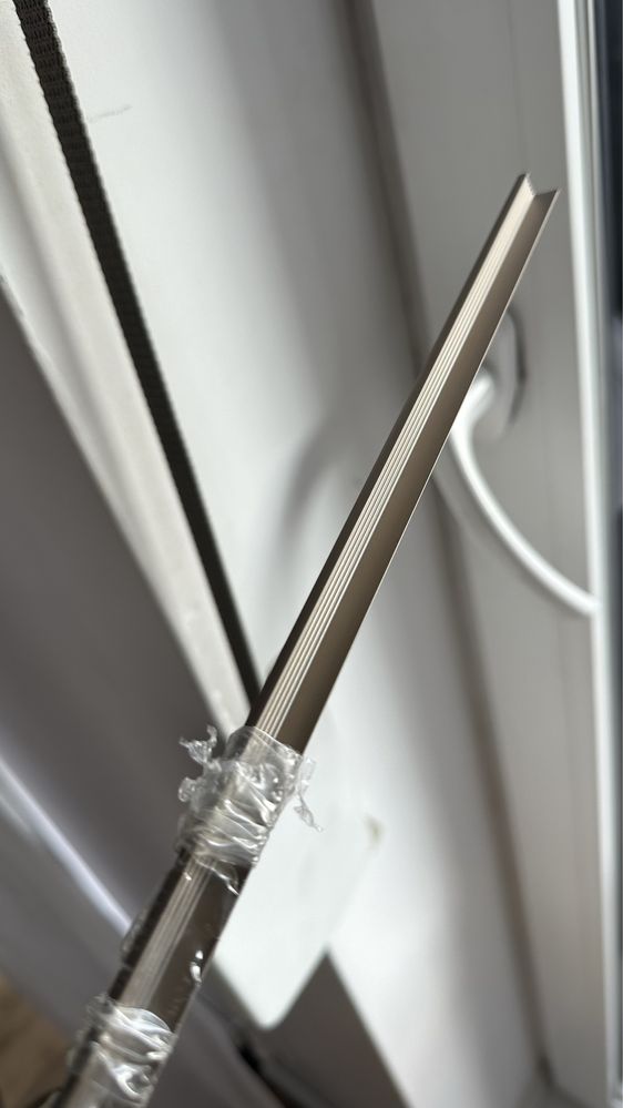 listwa aluminiowa łączeniowa progowa międzypodłogowa 100cm 16mm