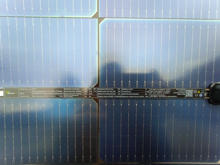 Moduł 440w bifacjal czarny dwustronny