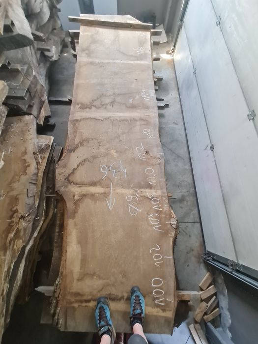 Dąb suchy monolit klasa 1 równy prosty blat drewniany na stół