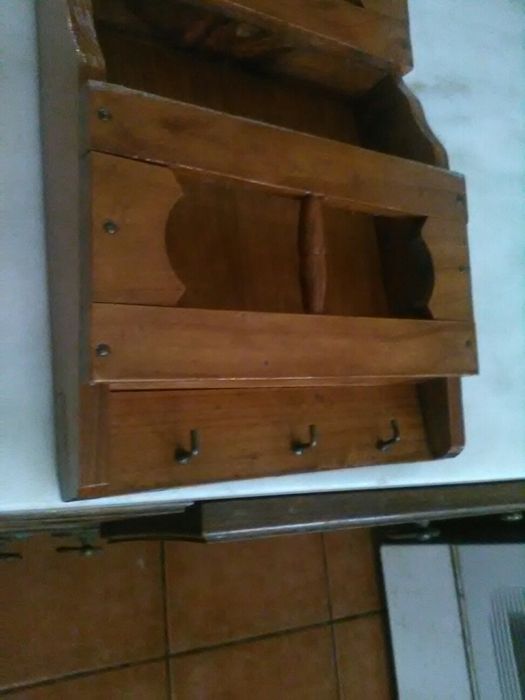 Bandeja/Móvel Pequeno/Frasco Antigo