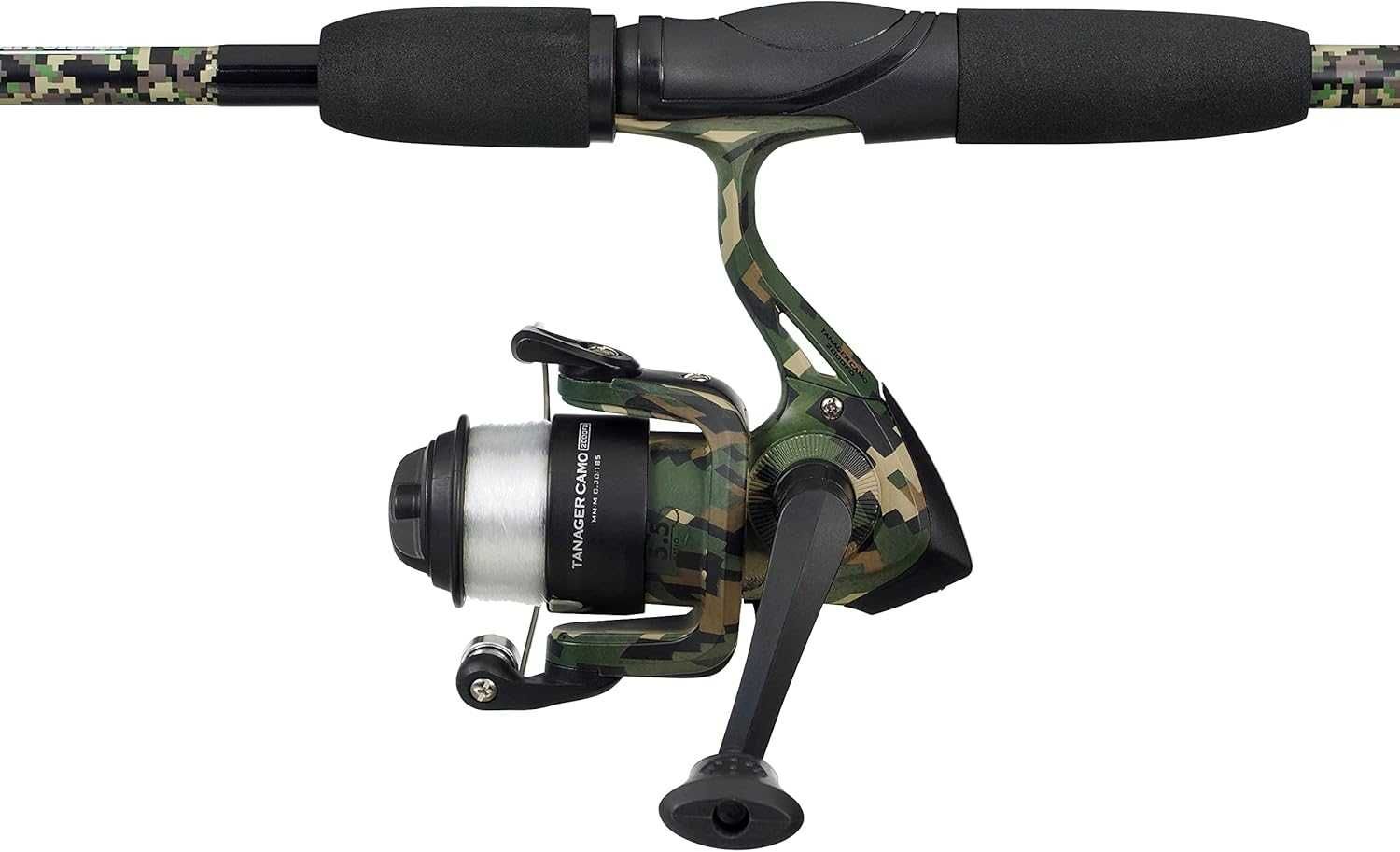Mitchell Tanager Camo II Spin Combo, wędka i kołowrotek spining 1,8m
