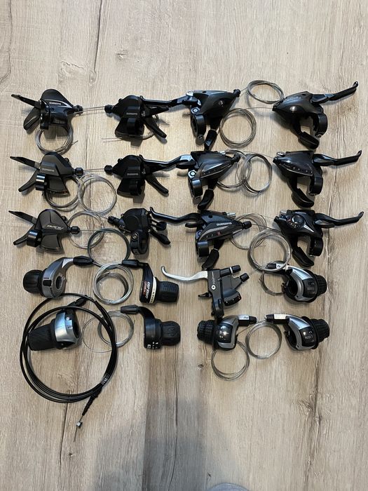 Нові велосипедні деталі , запчастини ( Монетки , шифтери , перекидки )