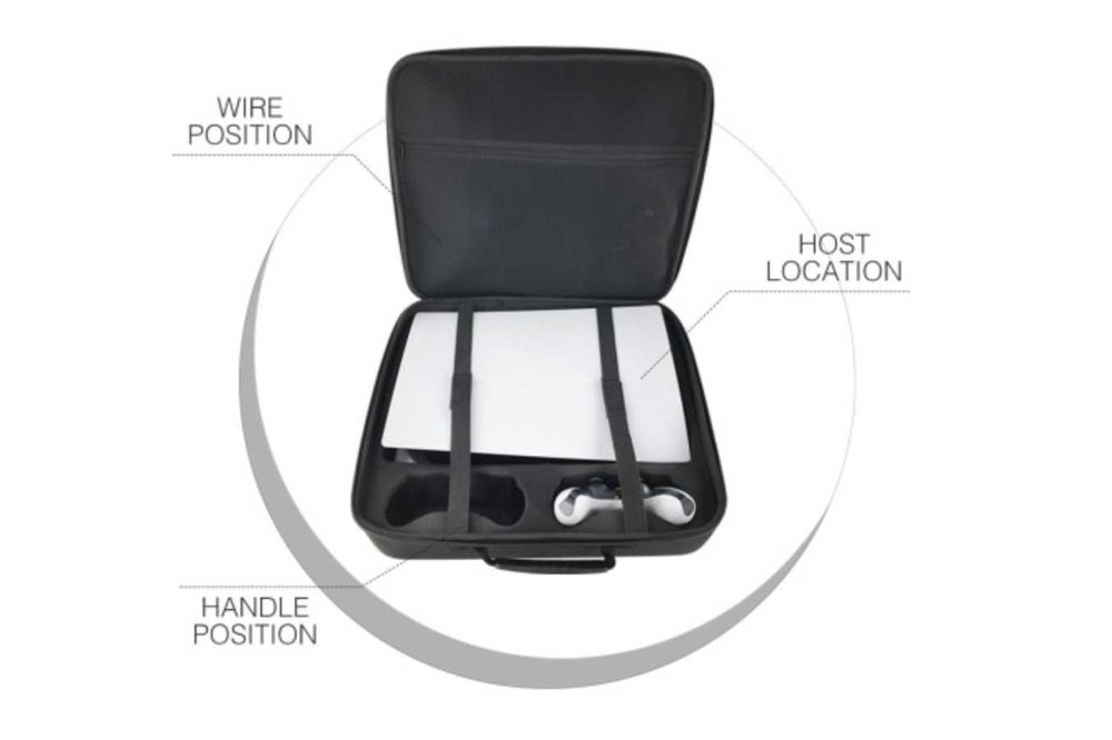 Дорожня сумка-кейс для перенесення  Sony PlayStation PS5 квадратна