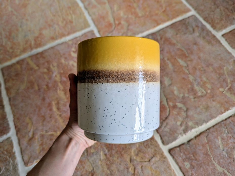 Ceramiczna osłonka na doniczkę Homla