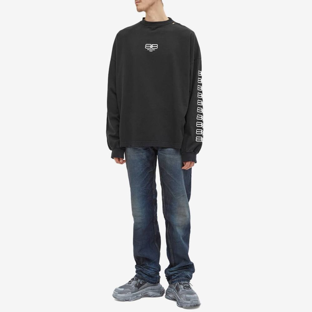 Balenciaga BB Long  Sleeve / Sweatshirt Black