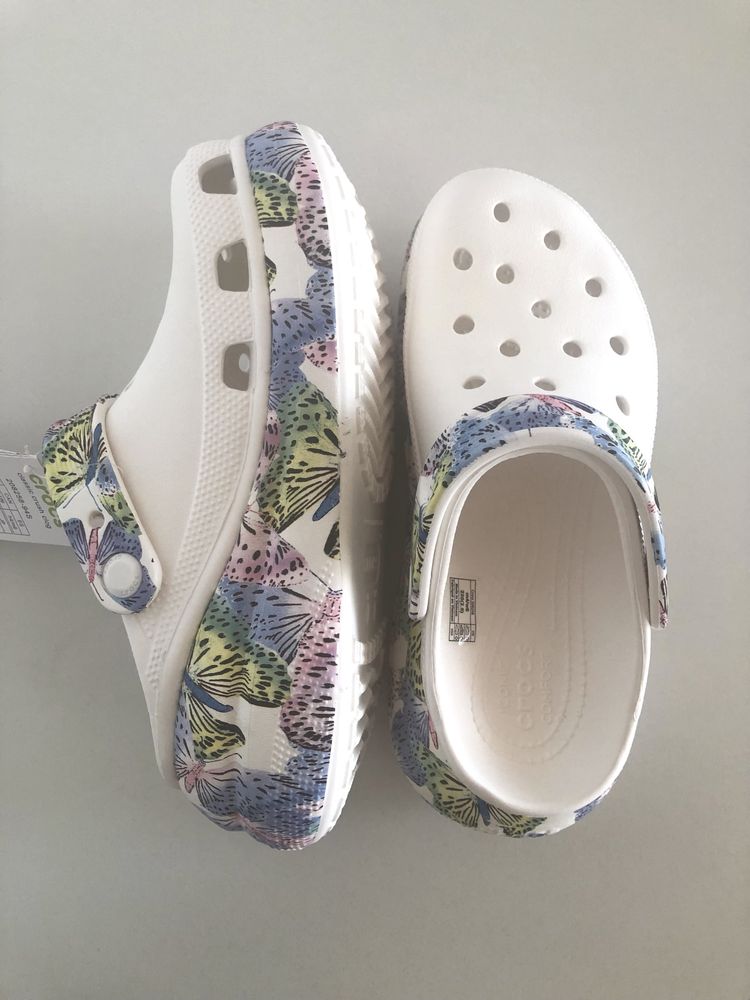 Крокси з метеликами Crocs crush butterfly женские крокс Краш