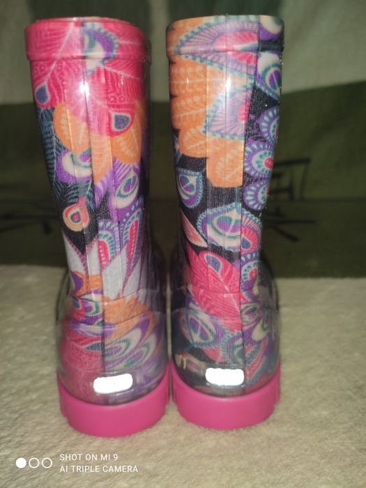 Польские резиновые сапожки на малышку Demar