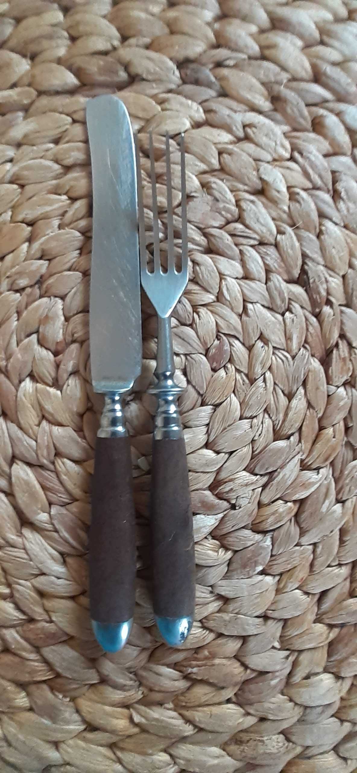 Szrućce gerlach przedwojenne nóż i 2 widece
