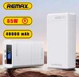 PowerBank Remax RPP-310 40000 mah 65W Павербанк с быстрой зарядкой QC3