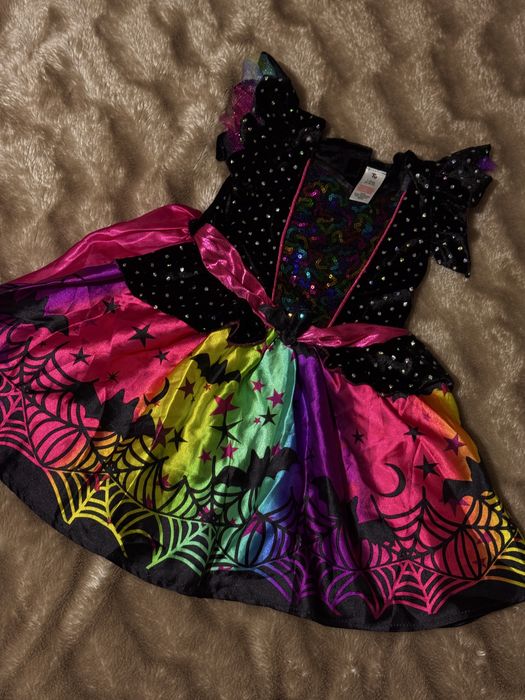 Набір костюм на хеллоуін карнавальна сукня костюм чарівниці