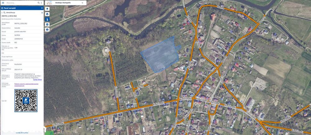 Sprzedam działkę 19900 m² w urokliwej okolicy - możliwość podziału