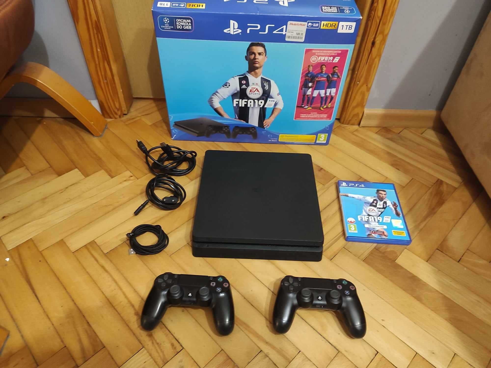 Okazja! Konsola PS4 1TB + 2 pady+ gry! Playstation 4 Slim ! Gwarancja!