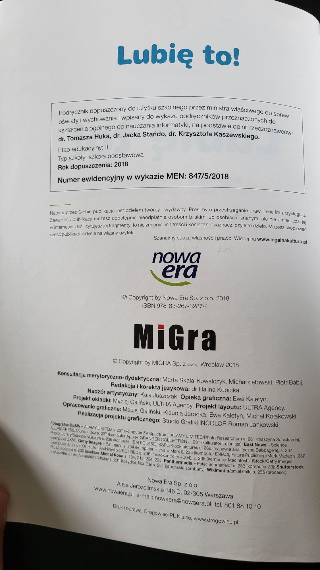 Lubię to! 8 Podręcznik do informatyki dla kl. 8