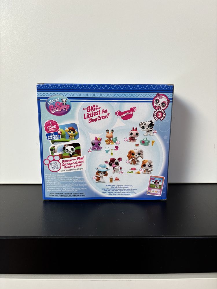 Littlest Pet Shop zestaw krowa i piesek collie