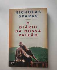 Livro "O Diário da Nossa Paixão" Nicholas Sparks