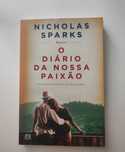 Livro "O Diário da Nossa Paixão" Nicholas Sparks