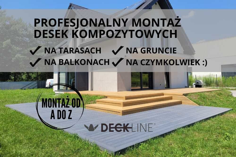 Deska kompozytowa MONTAŻ kompleksowo od A do Z // taras, balkon, ogród