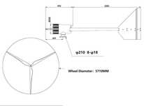 Zestaw do samodzielnego montaż turbina wiatrowa moc 6kW 5,7m max 10kW