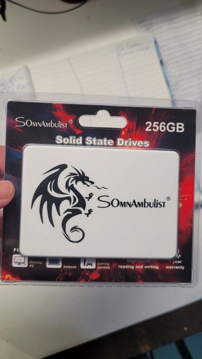 SSD Жостаий диск SOMNAMbulisT SSD 256GB