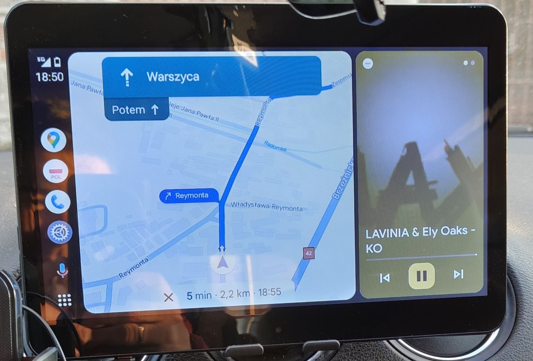 Android auto + tablet 10 cali