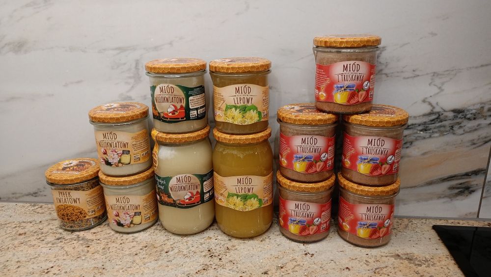 Miód od pszczelarza WIELOKWIATOWY pyszny i naturalny z wysyłką