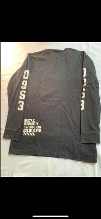 Czarna koszulka na długi rękaw, diverse, rozmiar M