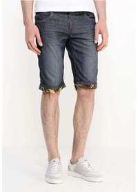 Мужские джинсовые шорты JustBoy 38 L XL 48 50 52 хлопок летние тонкие