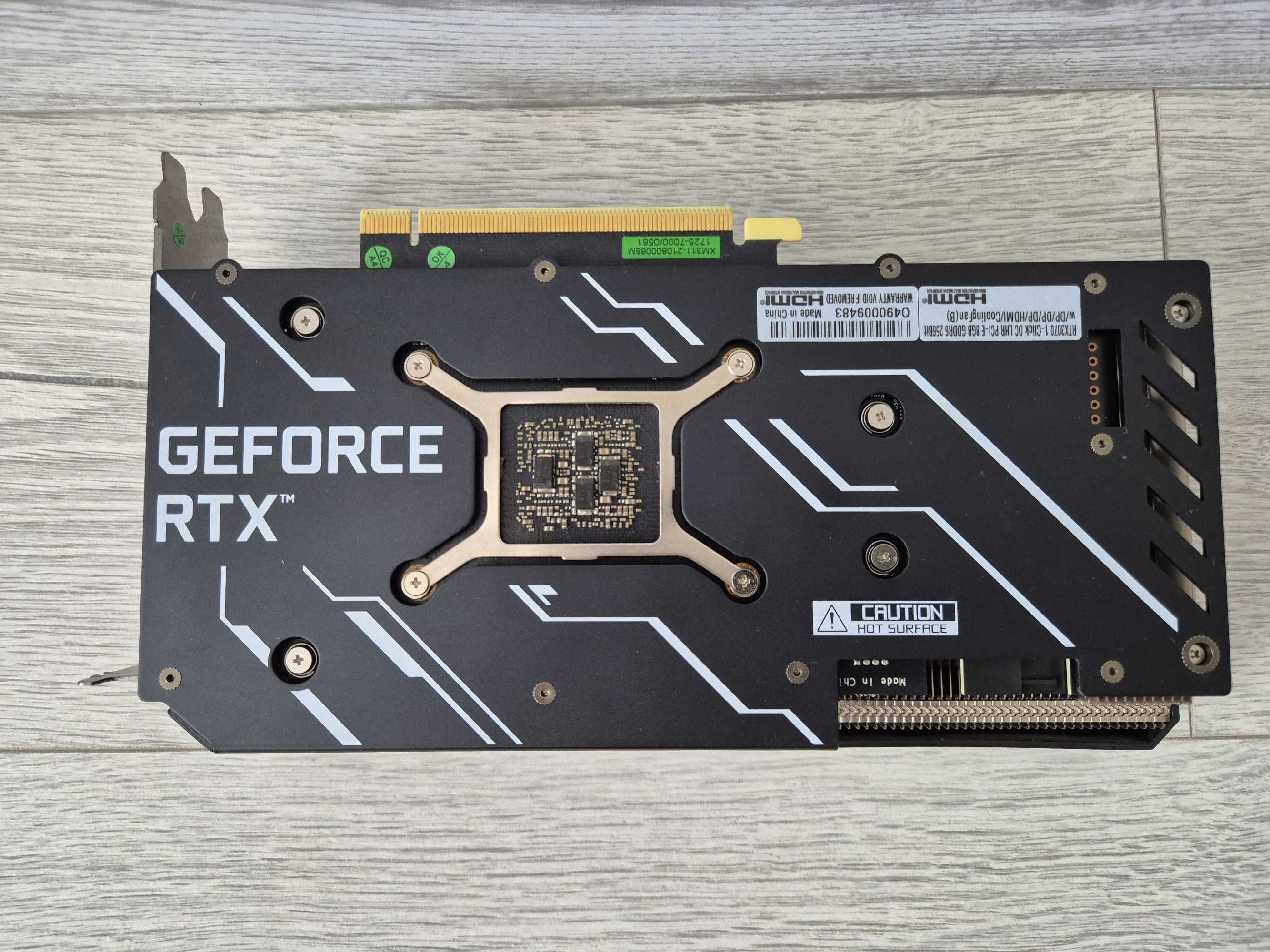 В ідеалі! відеокарта RTX3070 8GB 8pin GALAX 1-Click OC Edition.TradeIN