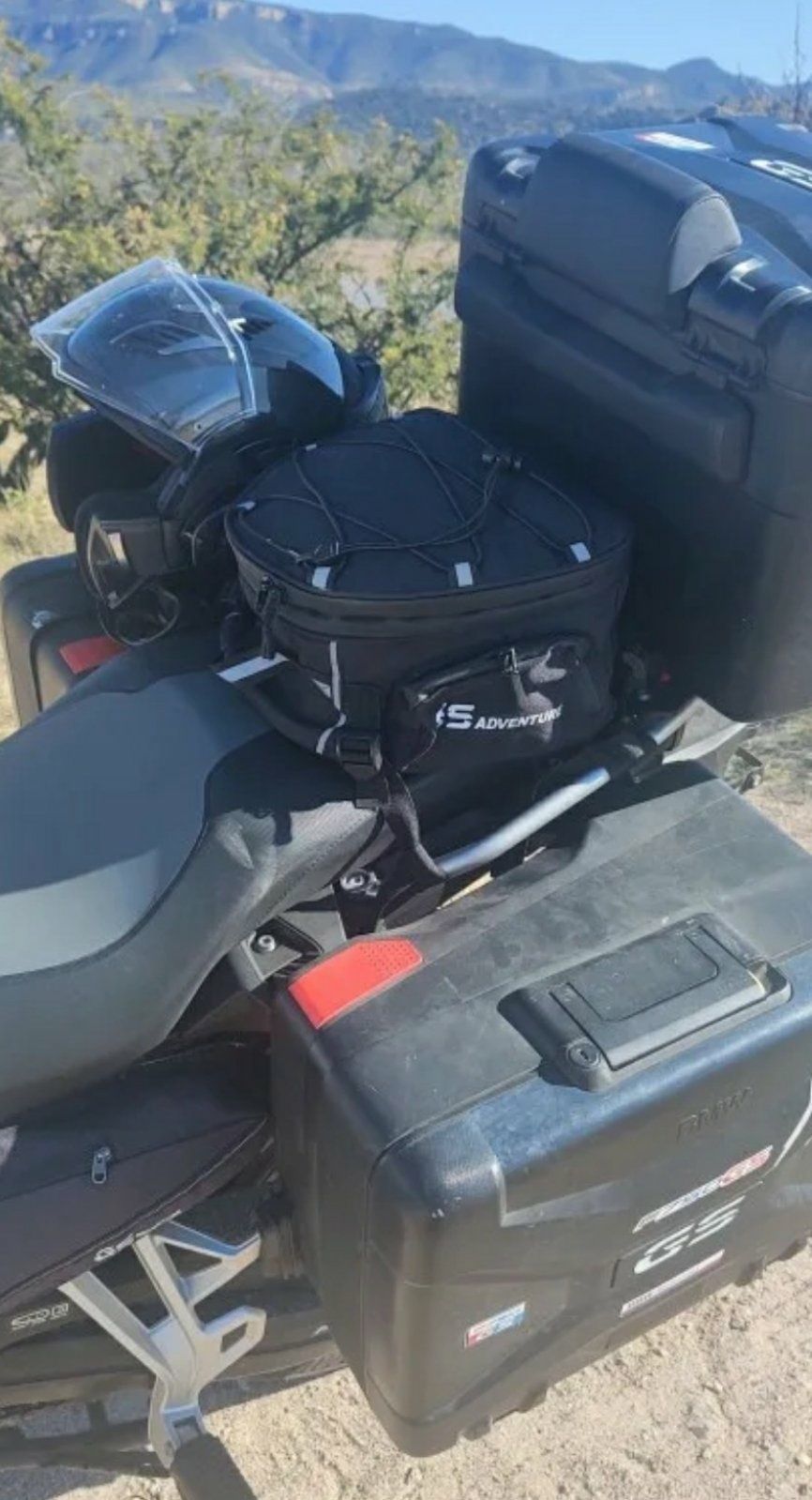 Мотосумка на хвост мотоцикла водонепроницаемая сумка 18 L